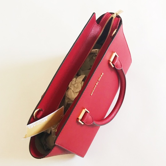 Michael Kors Red Selma satchel - Picture 4 of 8